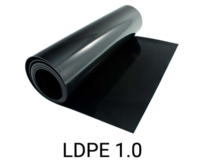 Геомембрана LDPE (ПВД) толщиной 1.0 мм